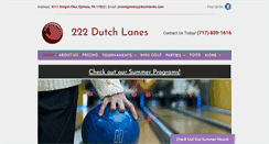 Desktop Screenshot of dutchlanes.com